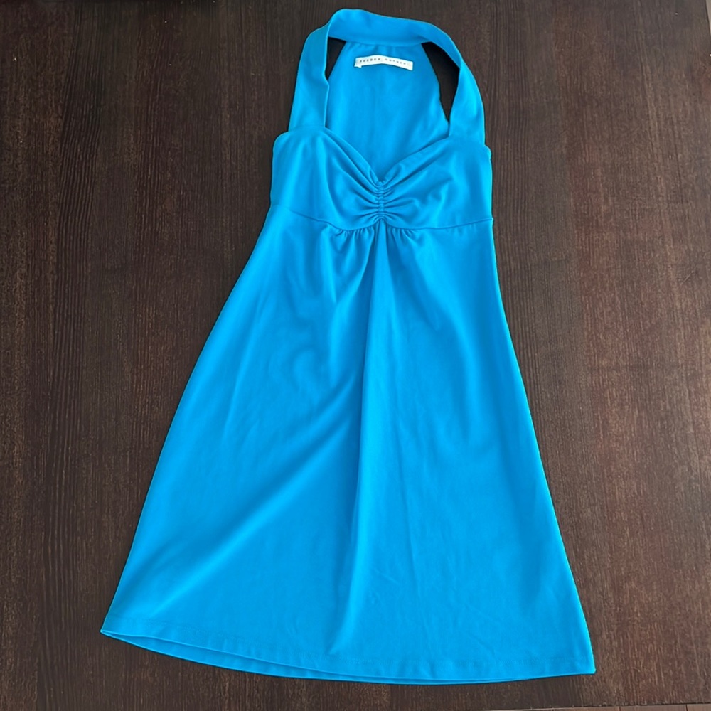 Susana Monaco Blue Halter Dress Size XS